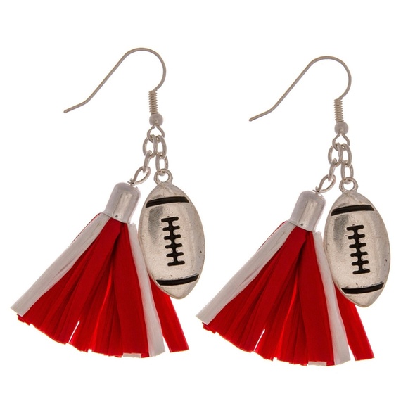 One Blessed Nana Jewelry - NWT *BOUTIQUE*  FOOTBALL EARRINGS  RTR